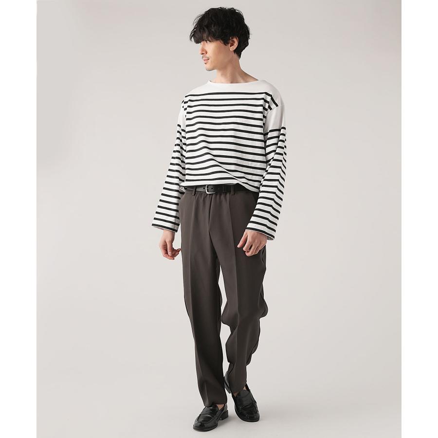 Johnbull バスクシャツ カットソー ロンT メンズ 秋 冬 ボート