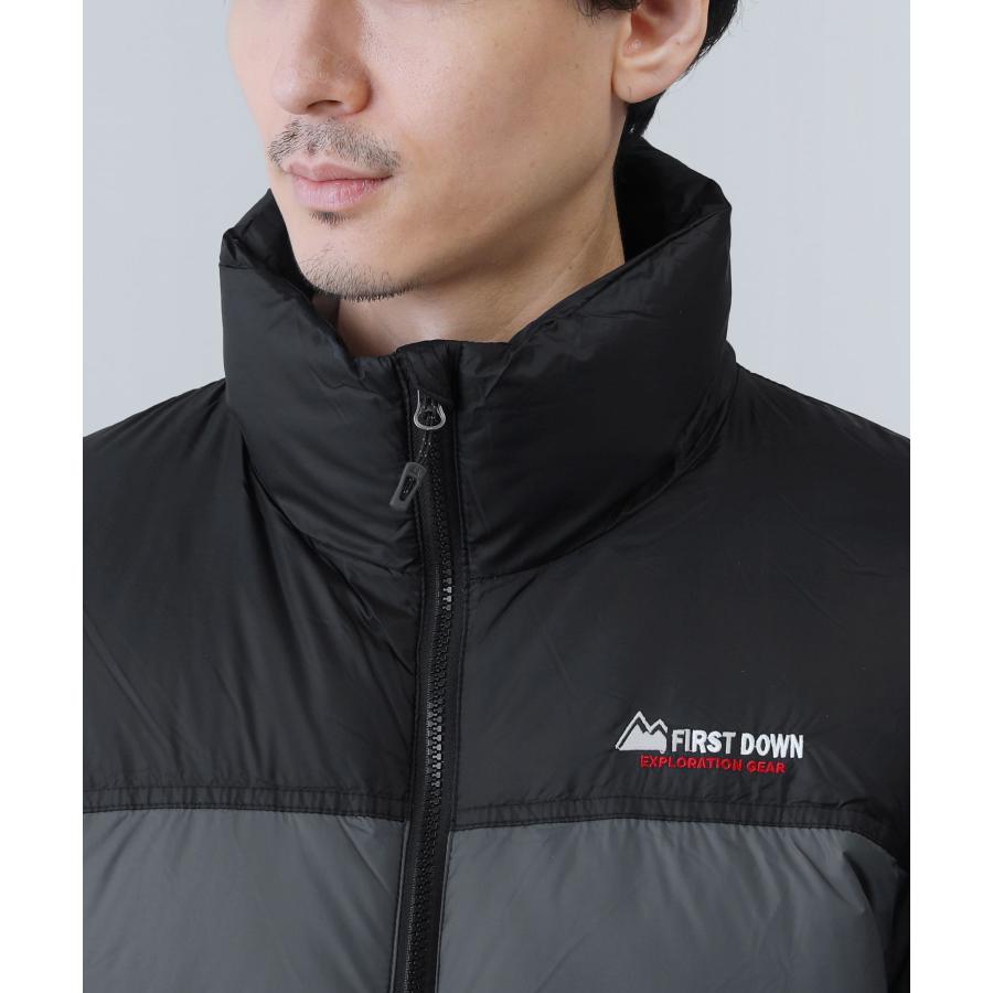 FIRST DOWN EXPLORATION GEAR ダウン ジャケット メンズ 冬 エコダウン