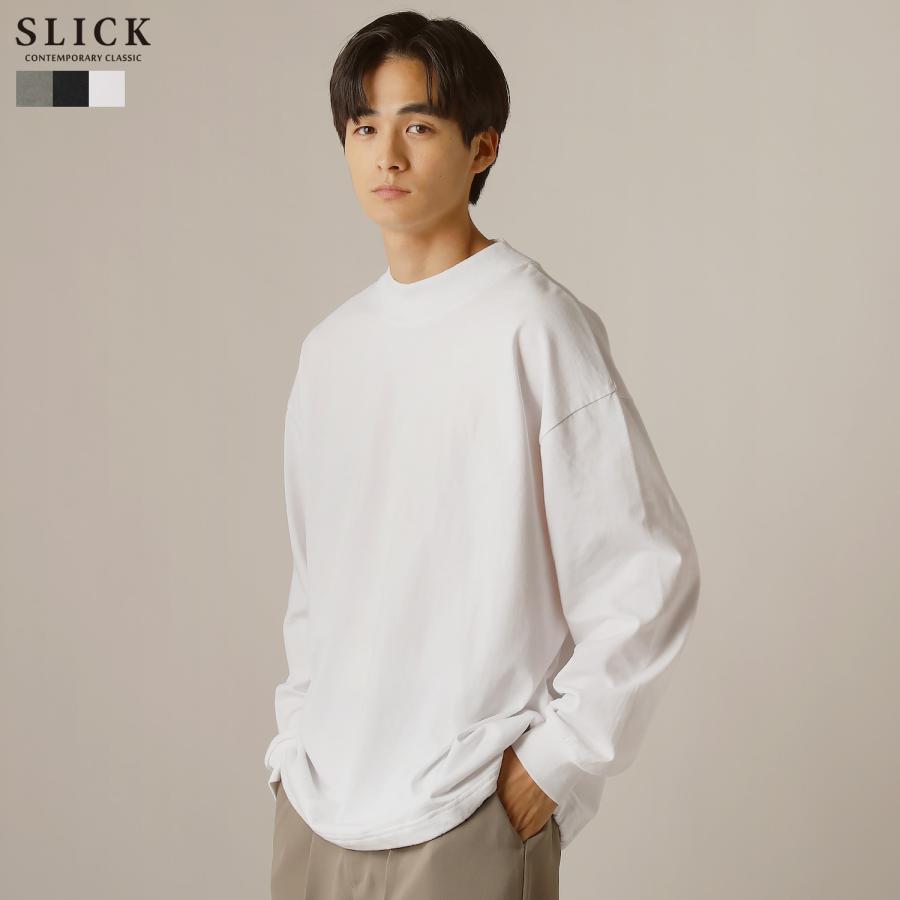 SLICK（スリック） カットソー プルオーバー トップス メンズ 長袖