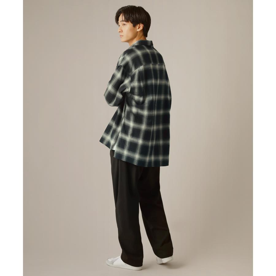 SLICK（スリック） シャツ チェックシャツ メンズ 秋 冬 長袖 綿100