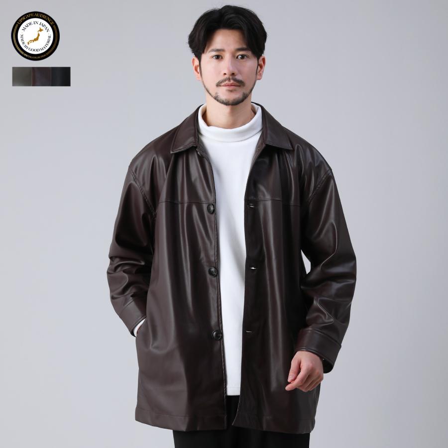 Audience ジャケット メンズ レザージャケット カーコート 日本 Audience ジャケット メンズ レザージャケット カーコート 日本