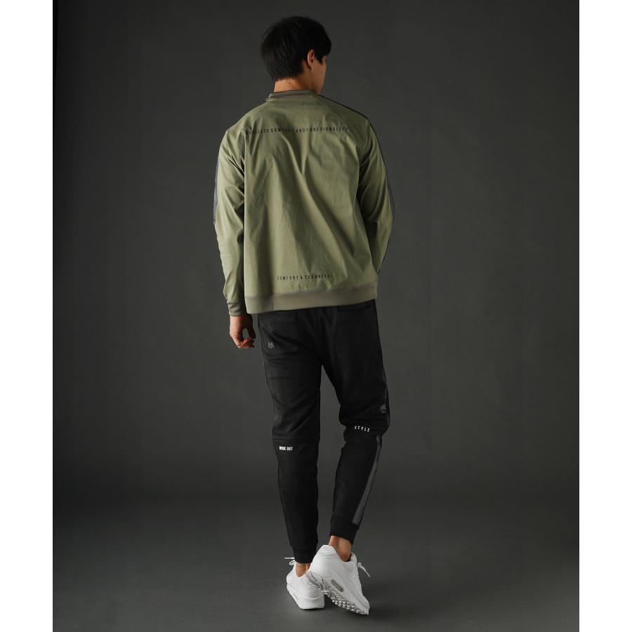 タ*ト様 LUXE/R ラグジュ 上下 セットアップ ハイネック カーキ Mサイ LUXE/R（ラグジュ） プルオーバー シャツ メンズ 布帛 ハイネック ロゴ