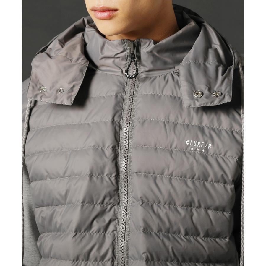 LUXE/R 【セットアップ対応】 ダウンジャケット パーカー メンズ LUXE/R 【セットアップ対応】 ダウンジャケット パーカー メンズ