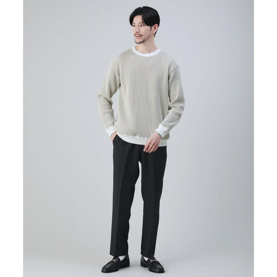 mainstory ワッフルトップス　2 mainstory ワッフルトップス 2 main story Waffle Tee - Pewter