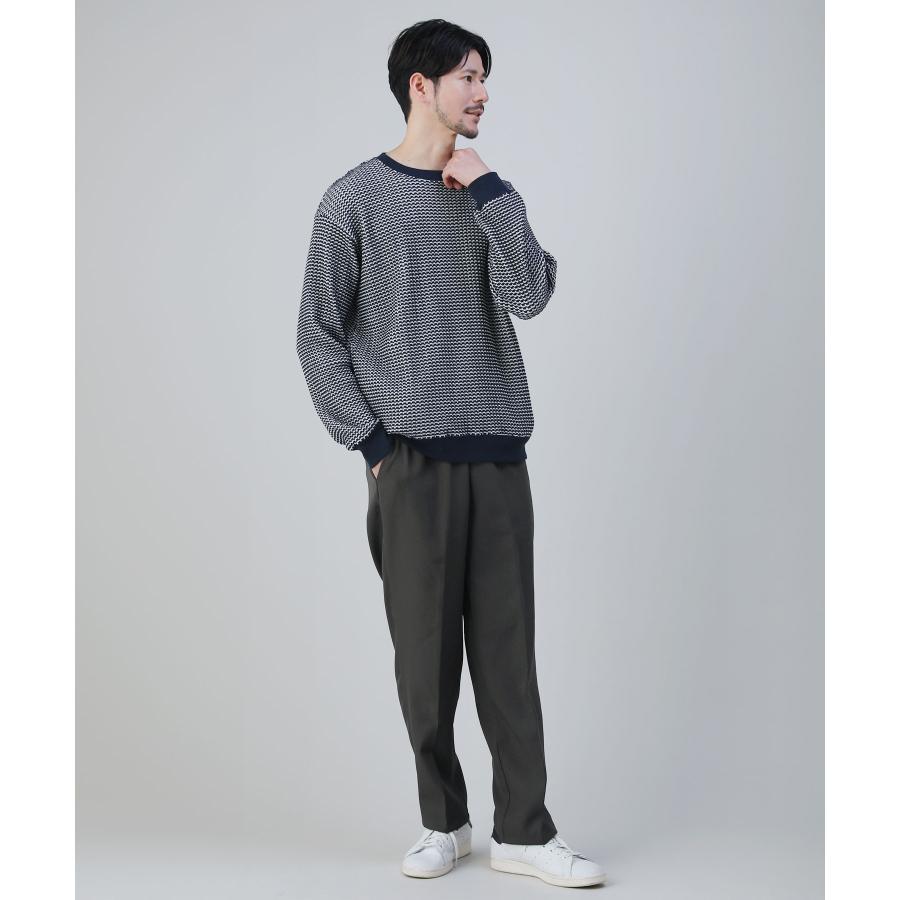 プルオーバー ニット ワッフル メンズ 2トーン ビッグワッフル プルオーバー ニット ワッフル メンズ 2トーン ビッグワッフル