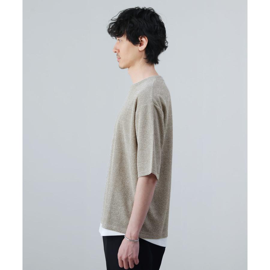 nagonstans　2020SS フェイクレイヤードTee　定価20000円 nagonstans(ナゴンスタンス) shirt×cut long-sleeves t-shirt