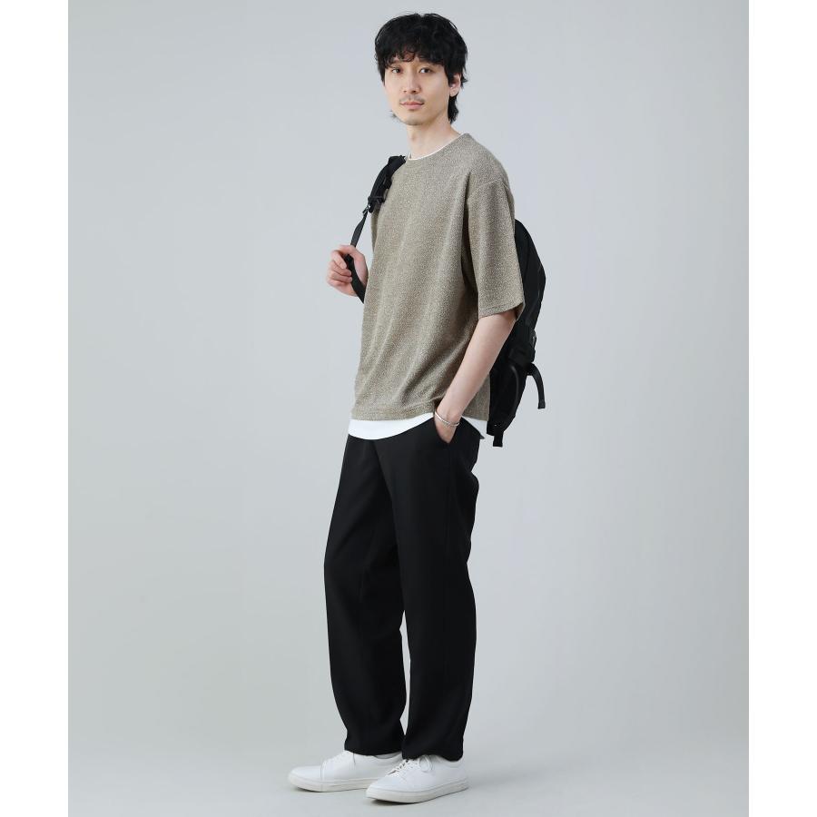 nagonstans　2020SS フェイクレイヤードTee　定価20000円 カットソー Tシャツ メンズ 夏 秋 半袖 5分袖 フェイクレイヤード