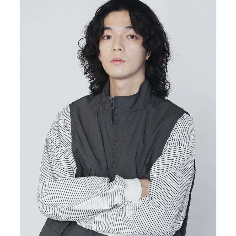 SLICK ベスト アウター メンズ ナイロン ヴィンテージタフタ