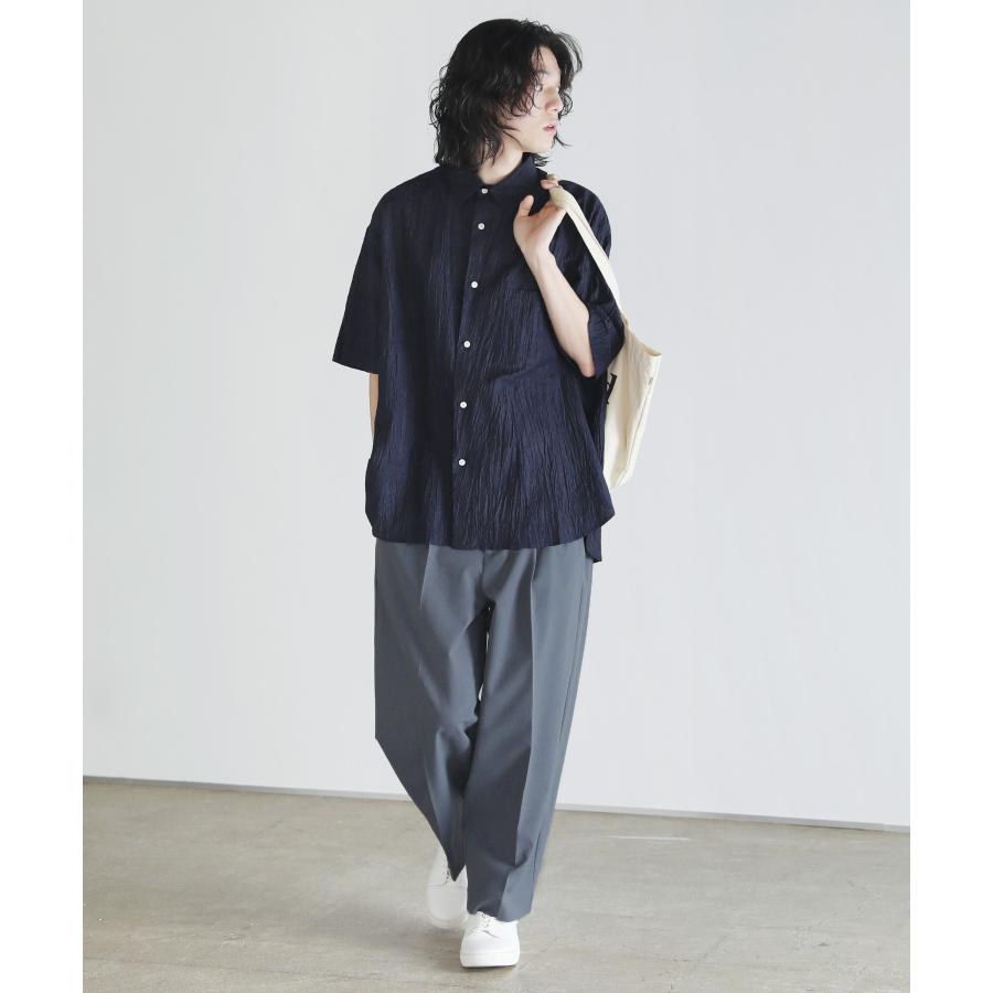 SLICK（スリック） リネンシャツ シャツ メンズ 夏服 レギュラーカラー
