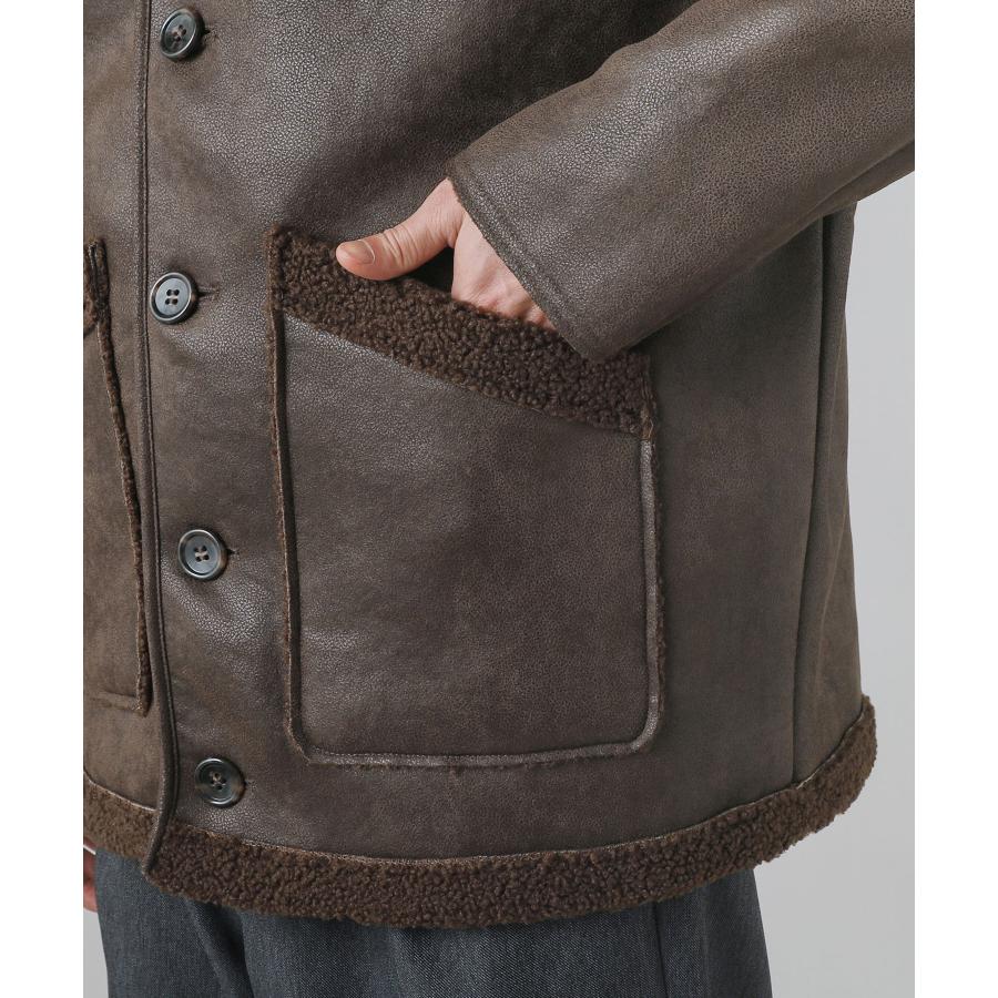 ランチジャケット ムートンジャケット メンズ 秋 秋服 冬 冬服