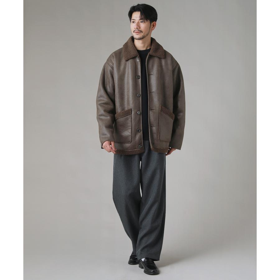 ランチジャケット ムートンジャケット メンズ 秋 秋服 冬 冬服