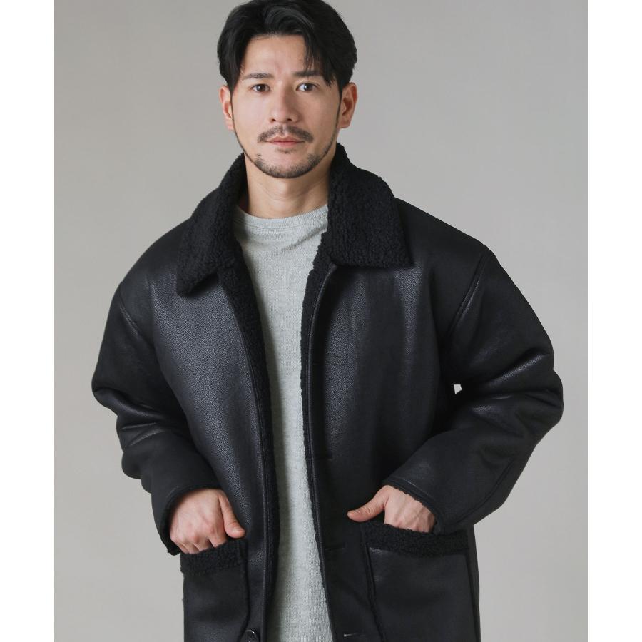 ランチジャケット ムートンジャケット メンズ 秋 秋服 冬 冬服