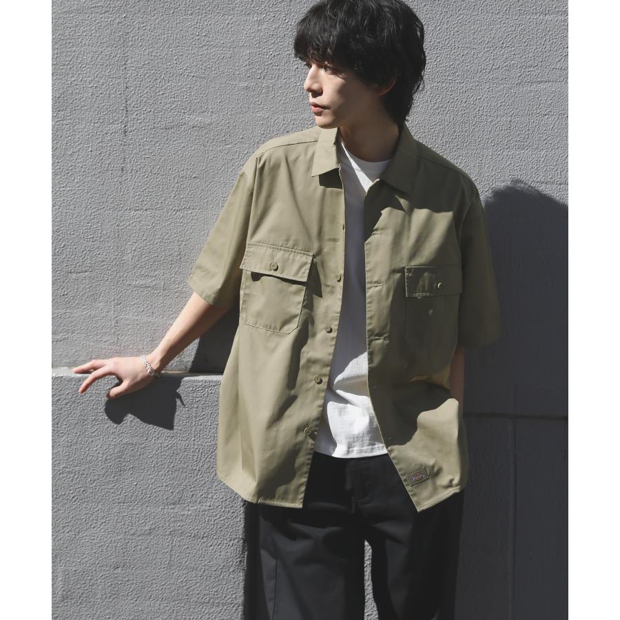 Dickies 【セットアップ対応】 シャツ ワークシャツ 半袖シャツ メンズ