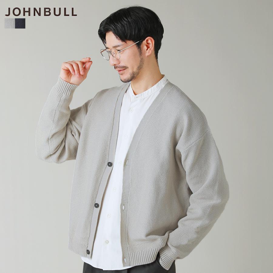 Johnbull（ジョンブル） カーディガン メンズ 春 春服 Vネック 長袖