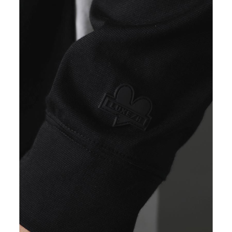 LUXE/R - ゴルフ御召しもの カットソー メンズ 長袖 ハイネック CVCスムース うつり変わり ゴルフ 形づくる 伸縮性 透け透け 色彩設計 伸ばすこと 45936