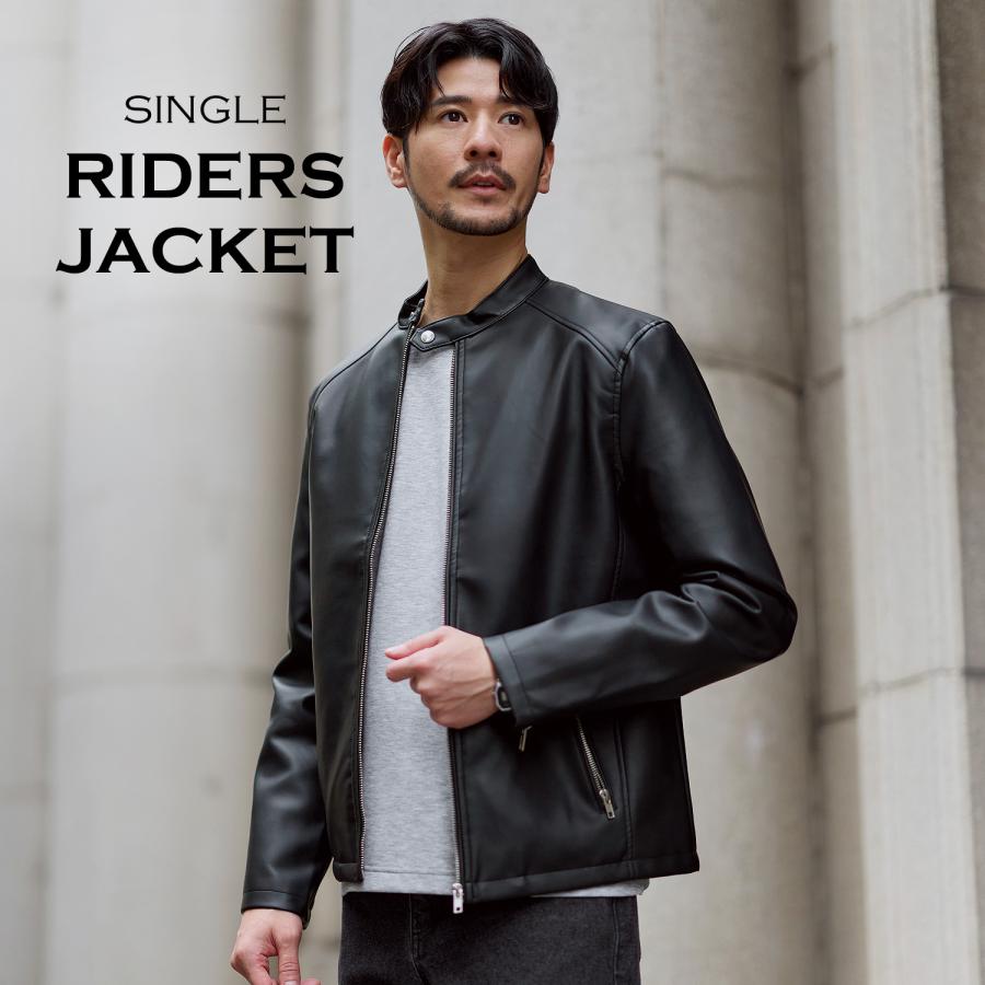 ライダースジャケット ジャケット メンズ 秋 秋服 春 春服 シングル