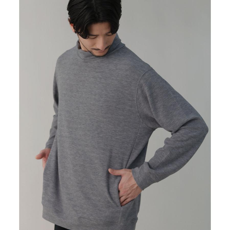 P20★美品★極上スウェット モニーレつきハイネックカットソー ブルネロクチネリ BRUNELLO CUCINELLI - P20☆美品☆極上スウェット モニーレつき