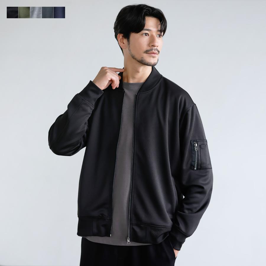 NEVER） Acquiesce MA-1 ブルゾン ライトアウター ジャケット メンズ