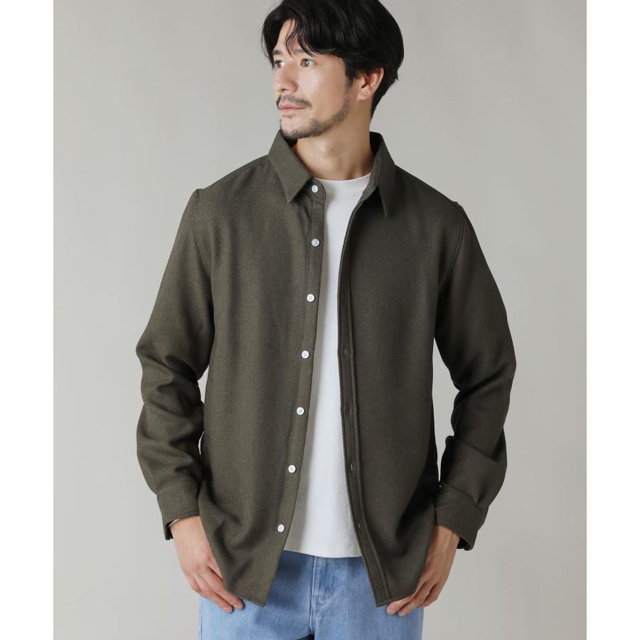 シャツ レギュラーカラー トップス メンズ 秋 秋服 日本製 国産 