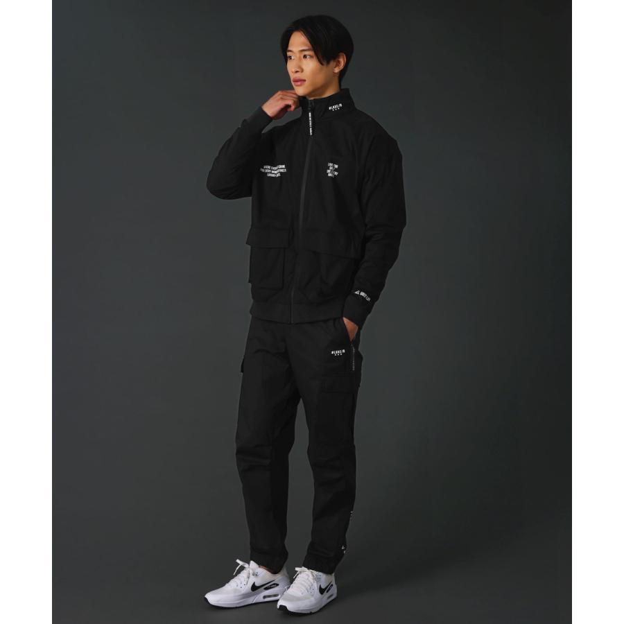 24743✨️オブシディアン ストレッチ カーゴパンツ ゴルフパンツ 黒 LUXE/R（ラグジュ） 【セットアップ対応】 ゴルフウェア メンズ カーゴ