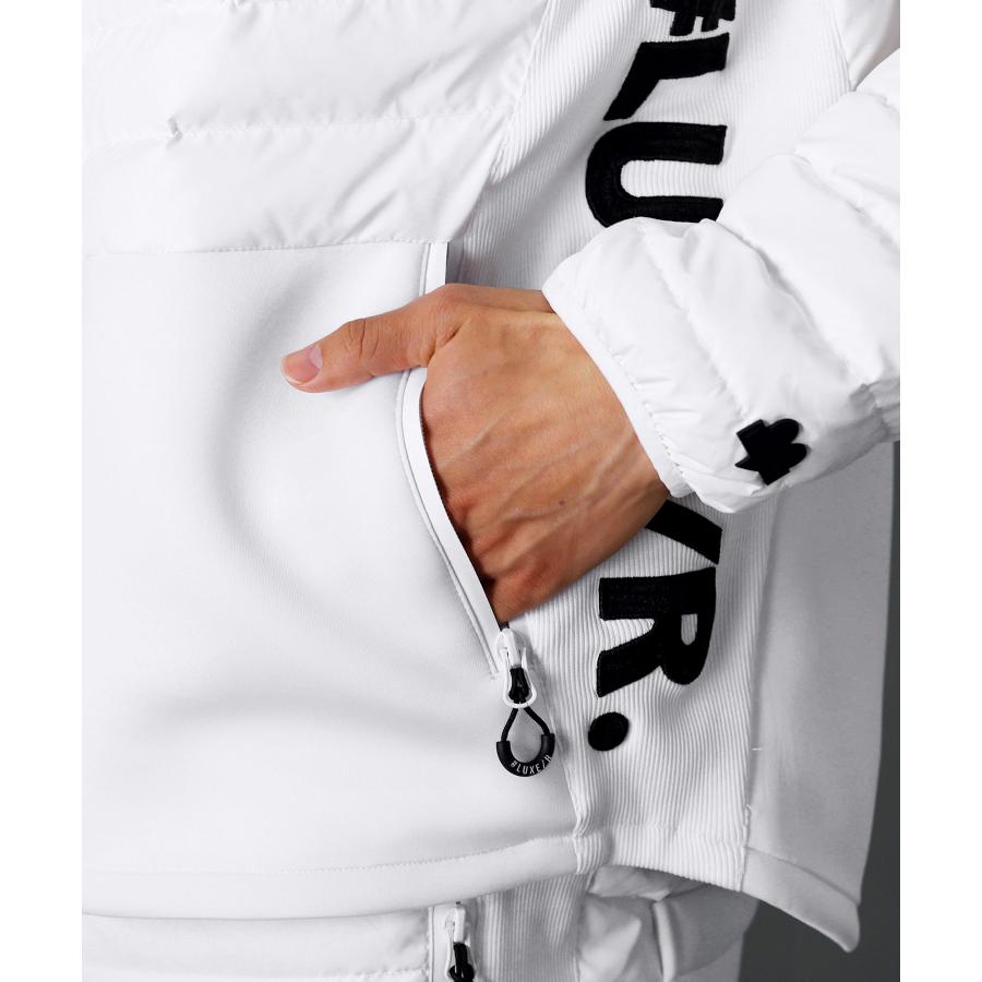 LUXE/R GOLF ダウンフェザー&裏起毛ジャケット45761WHXL LUXE/R（ラグジュ） 【セットアップ対応】 ゴルフウェア メンズ ダウン