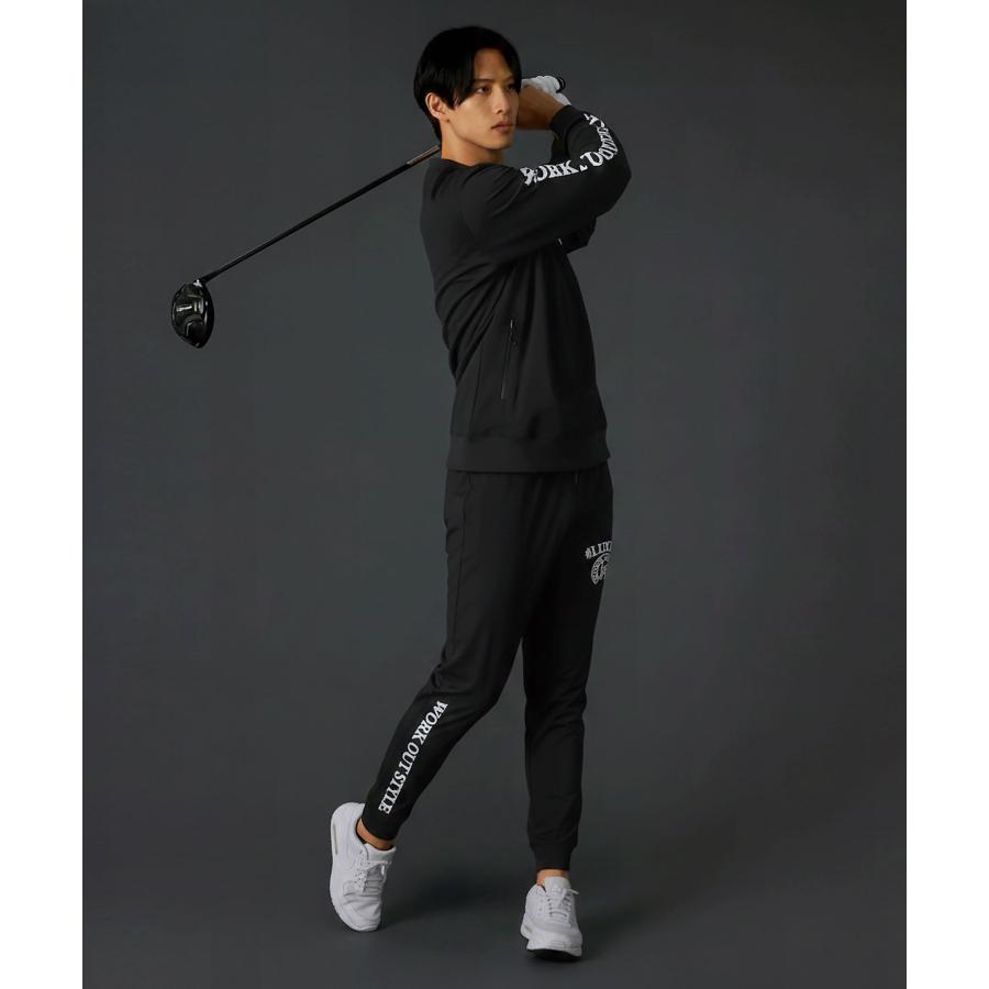 【美品】LUXE/R ゴルフ セットアップ L ブラック 軽量快適　ランニング LUXE/R（ラグジュ） 【セットアップ対応】 ゴルフウェア メンズ