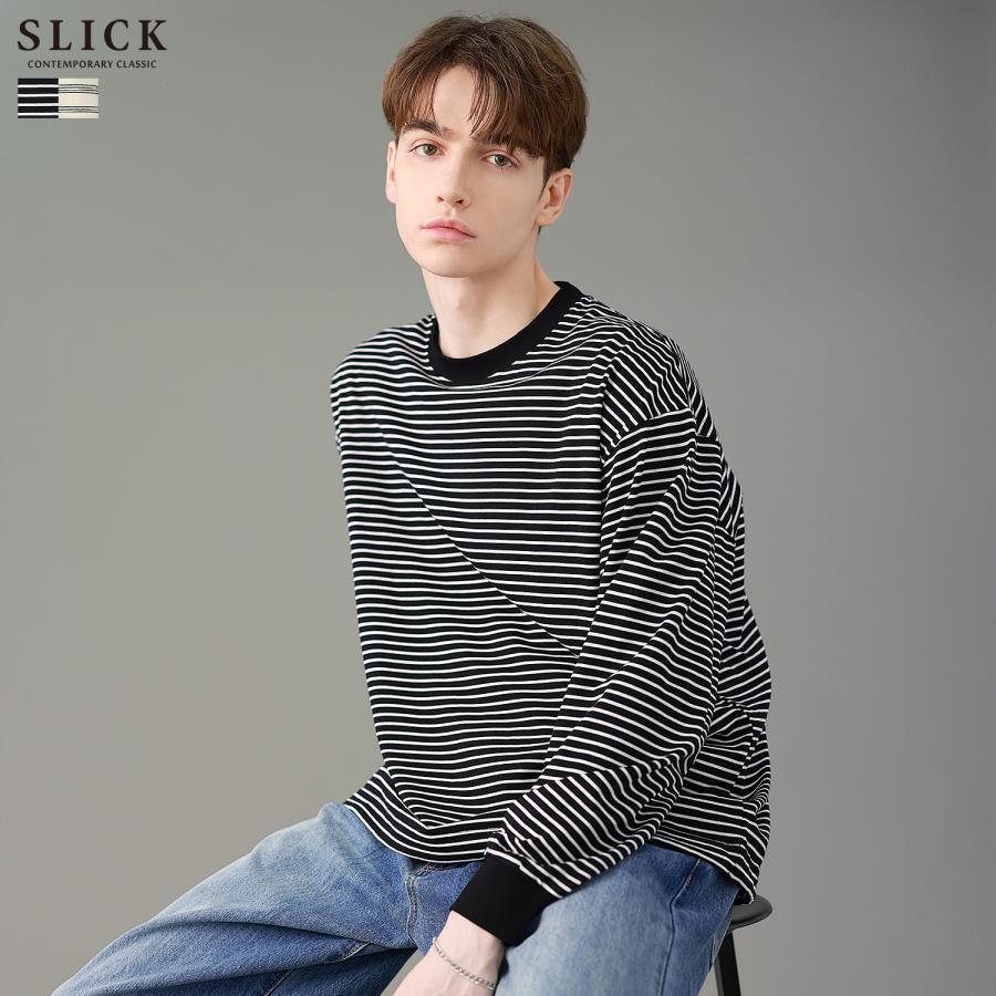 SLICK（スリック） カットソー トップス Tシャツ ロンT インナー