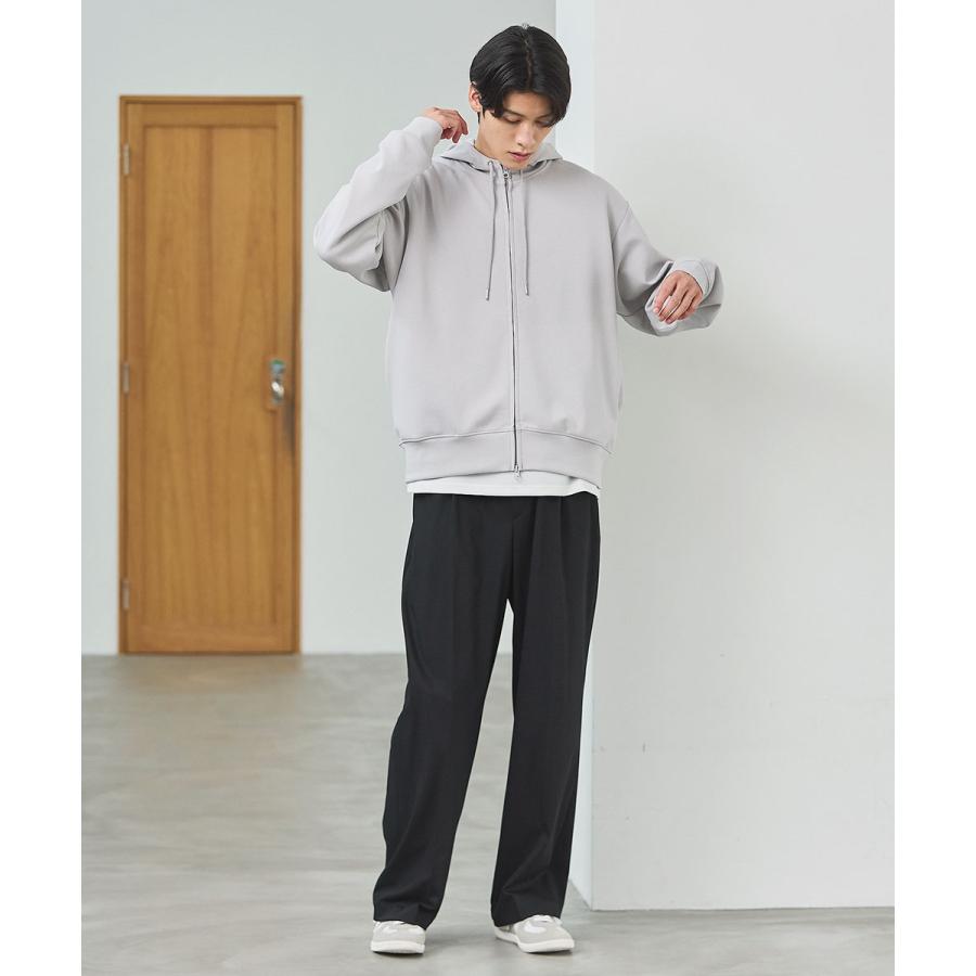 ESSENTIALS WARDROBE パーカー ジップパーカー メンズ ポンチ 長袖