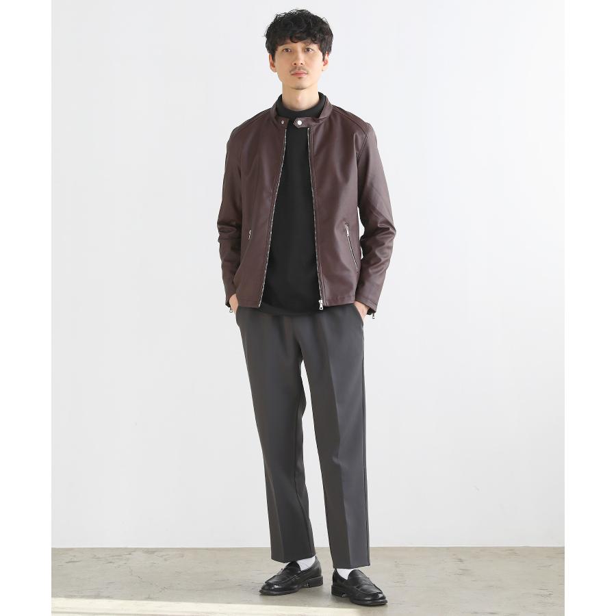 NEVER） Acquiesce ライダースジャケット メンズ PUレザー ジャケット