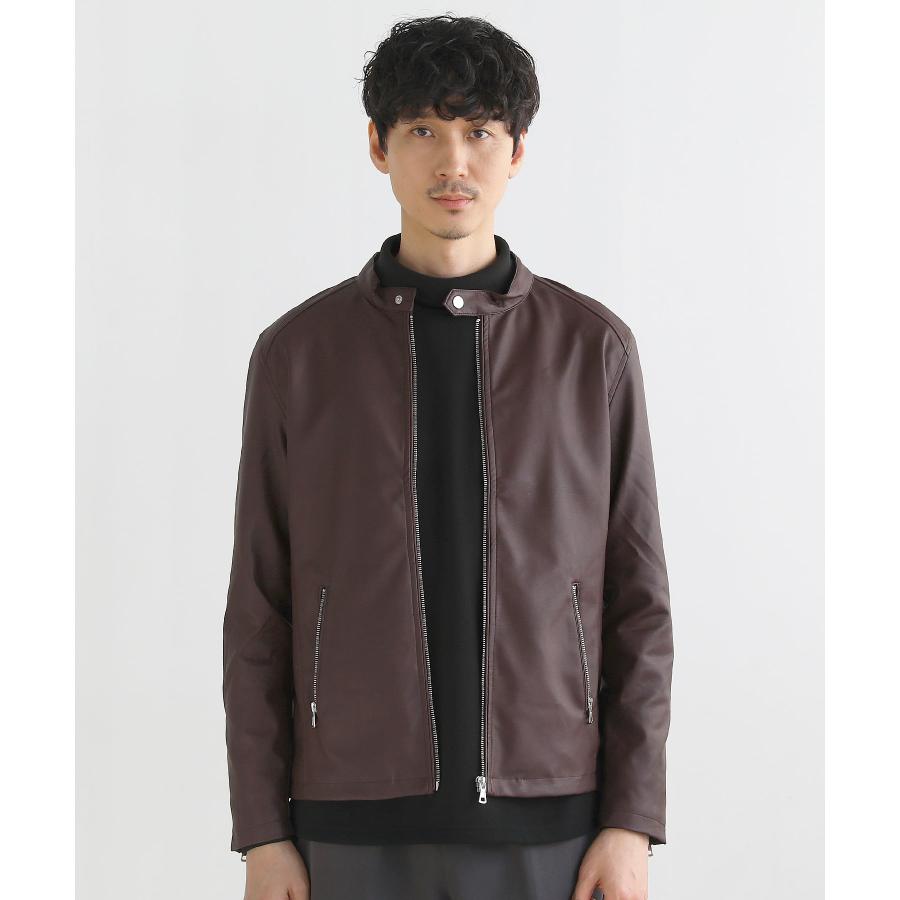 NEVER） Acquiesce ライダースジャケット メンズ PUレザー ジャケット