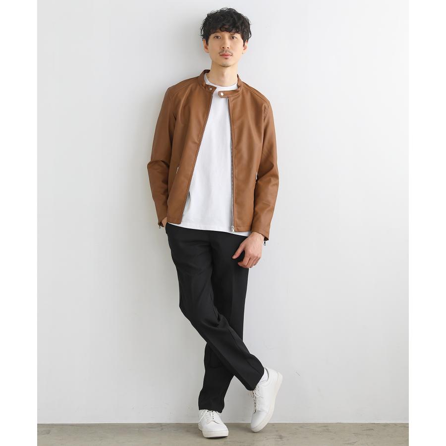 ライダースジャケット メンズ PUレザー ジャケット シングルライダース 合成皮革 レーヨン ポリエステル | （NEVER） Acquiesce | 13