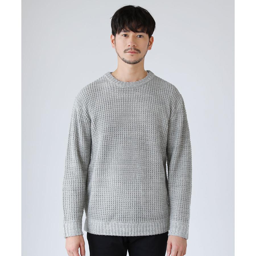 タップス　ワッフルニット 13101447-b.jpg