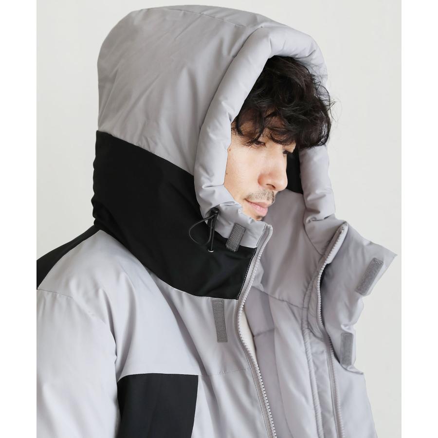 中綿ジャケット ダウンジャケット メンズ ボリュームネック フード ルーズ スタンドネック バイカラー |  | 19