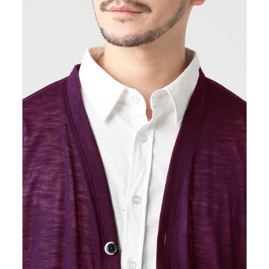 サマーカーディガン メンズ ブランド カーデ 夏 夏服 春 薄い 薄手 メンズファッション Tr ニット 長袖 Vネック カーディガン メール便対応 Soy Sputnicks スプートニクス 通販 Yahoo ショッピング