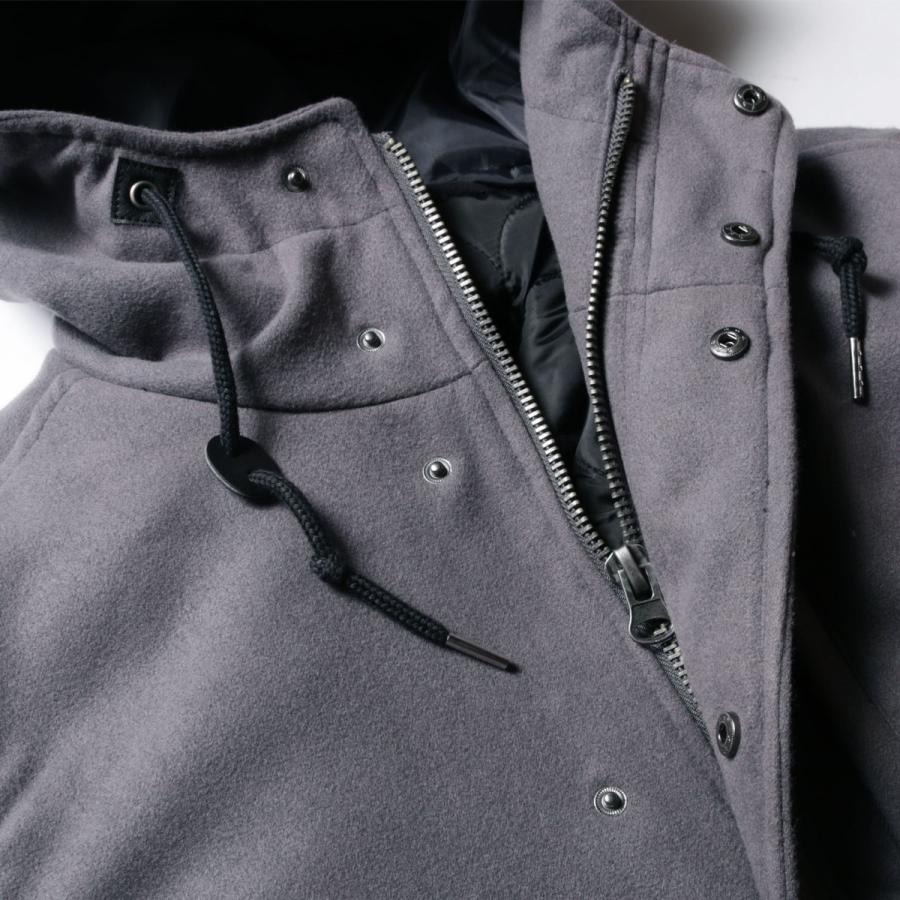 メンズ アウター 秋 冬 春 ポリエステル メルトン ライナー 脱着 3way モッズ コート レーヨン Spu スプ Spu Sputnicks スプートニクス 通販 Yahoo ショッピング