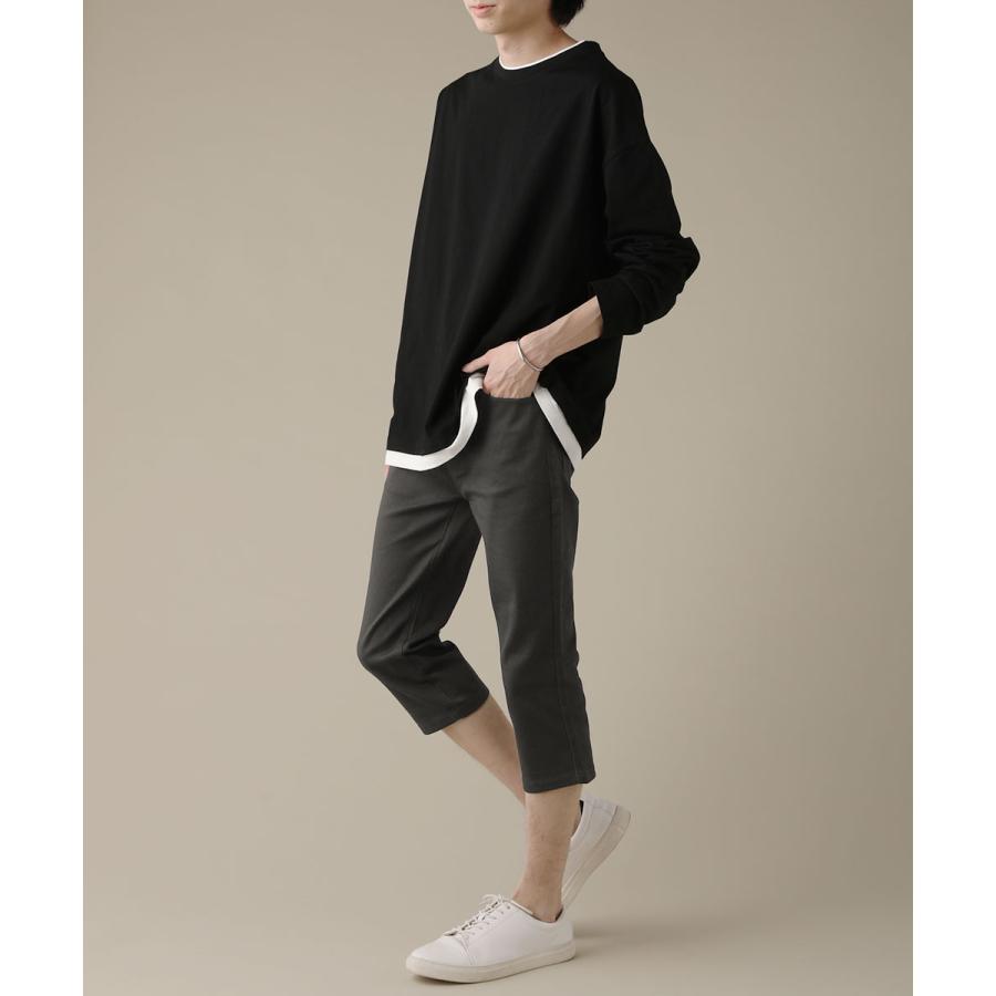 クロップドパンツ パンツ メンズ 夏 夏服 スリム ストレッチ