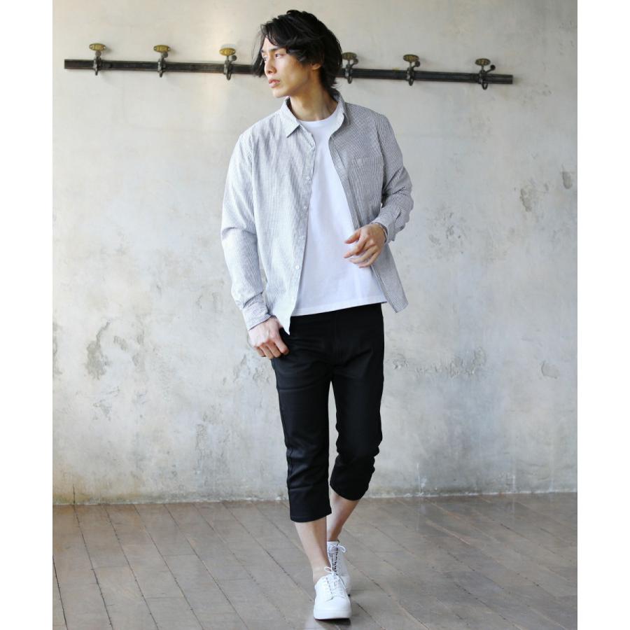 クロップドパンツ パンツ メンズ メンズファッション 春 夏 春服 夏服 スリム ストレッチ テーパード 期間限定 最安値挑戦
