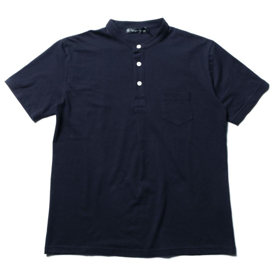 ポロシャツ メンズ 春 夏 秋 日本製 SPU別注 30コーマ 天竺 バンド