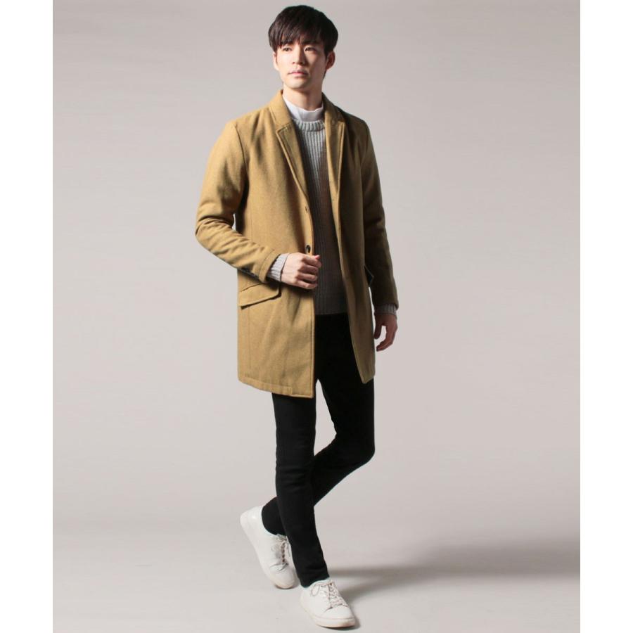 チェスターコート メンズ ブランド 人気 おしゃれ 秋冬 ウールメルトン