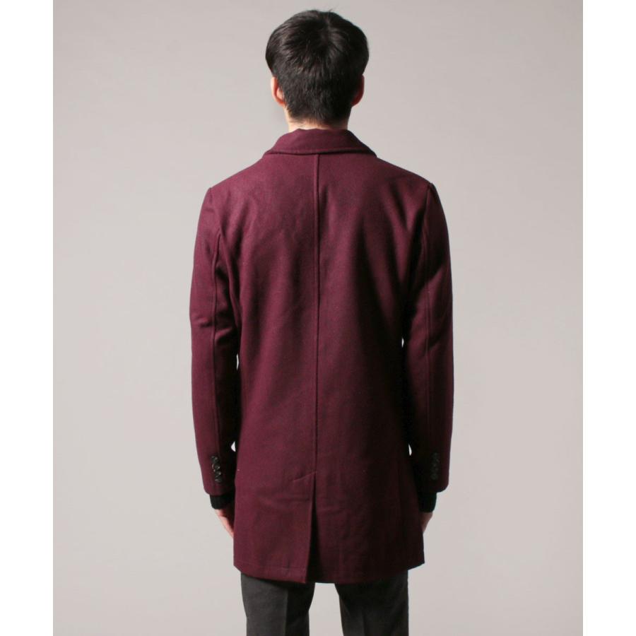 チェスターコート メンズ ブランド 人気 おしゃれ 秋冬 ウールメルトン