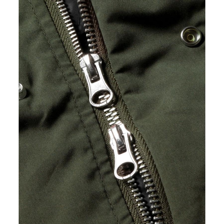 ジャケット メンズ リアルファー 中綿 N2B ミリタリー ショート