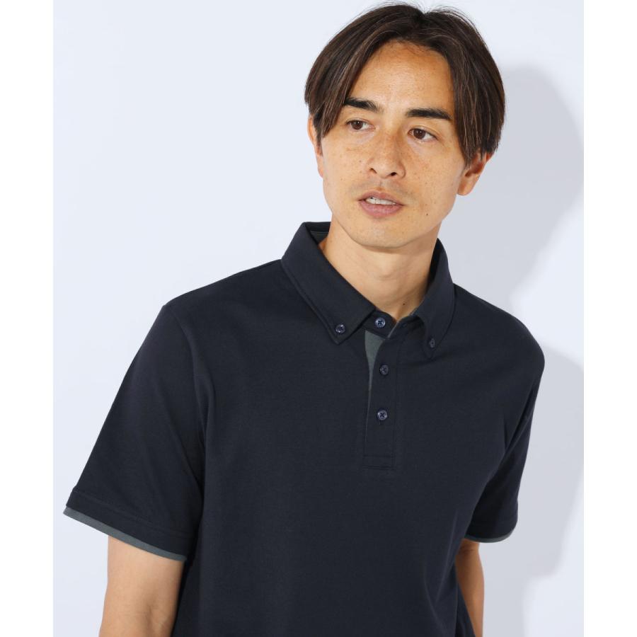 即納 最大半額 Hm ネイビー メンズ 34 スポーツ Xl ポロシャツ 半袖 ポロシャツ