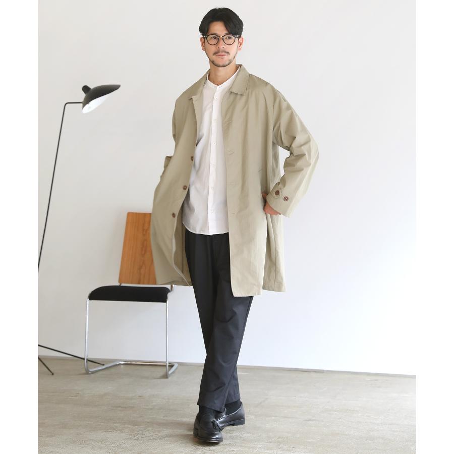 スラックス メンズ ワイドテーパード TR ワンタック タック スラックス メンズ ワイドテーパード TR ワンタック タック