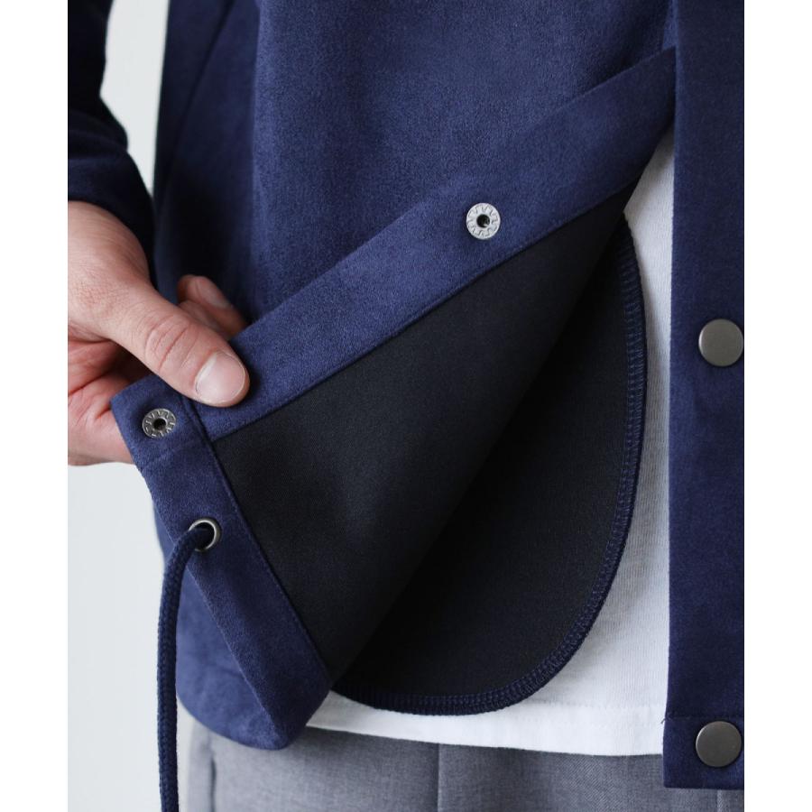 コーチジャケット メンズ ジャケット アウター フェイクスエード