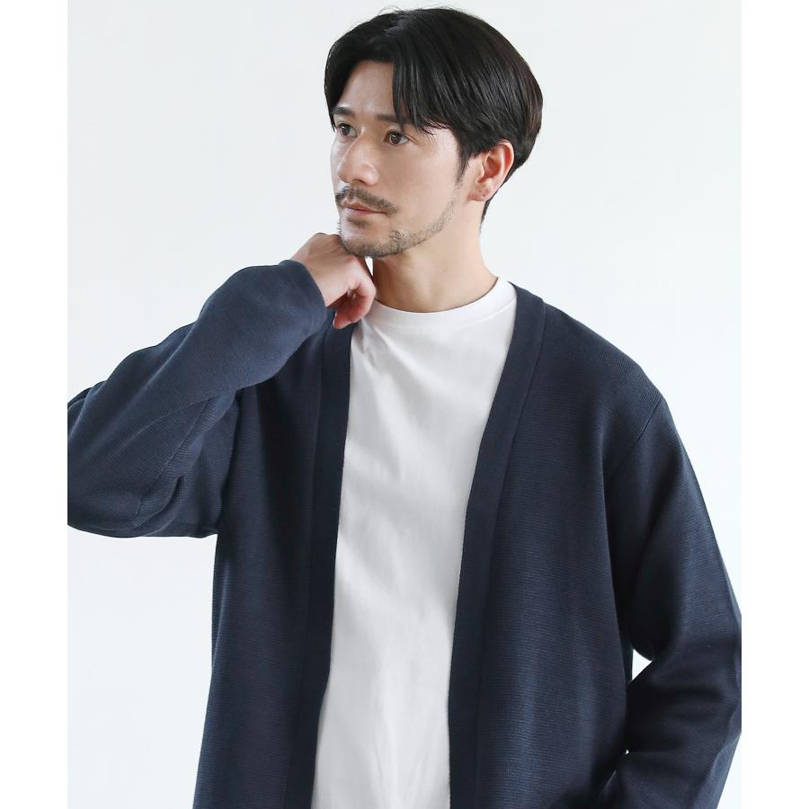 SPU（スプ） カーディガン メンズ 秋 秋服 ボタンレス 長袖 抗菌 防臭