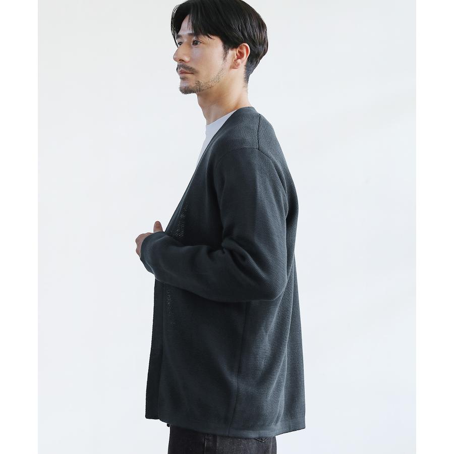 SPU（スプ） カーディガン メンズ 秋 秋服 ボタンレス 長袖 抗菌 防臭