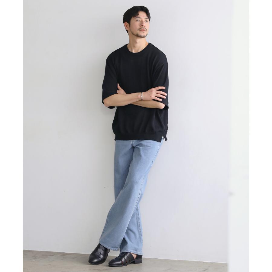 SPU（スプ） サマーニット ニット メンズ ゆったり 涼しい 大きい
