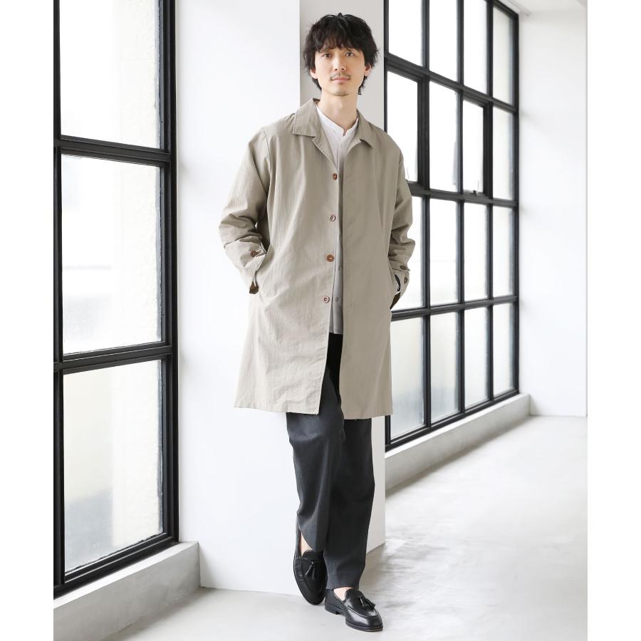 ステンカラーコート メンズ 秋 秋服 防水加工 防水 ステンカラー