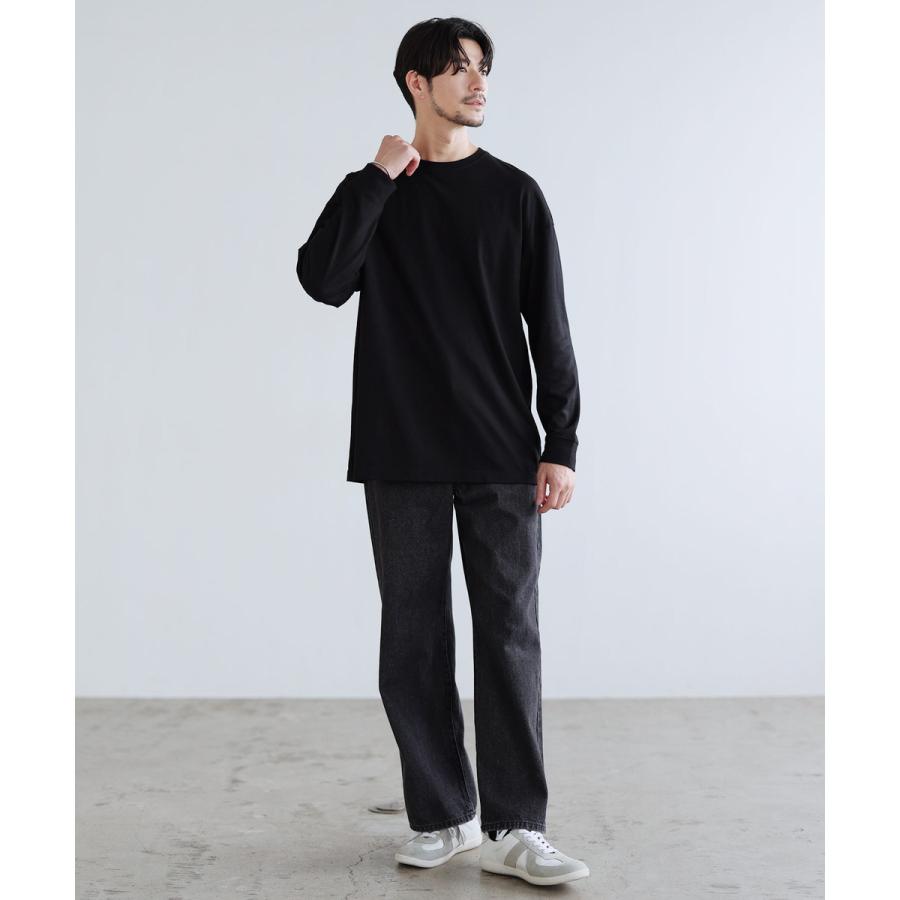SPU（スプ） カットソー Tシャツ メンズ 冬 春 長袖 ポリエステル 綿
