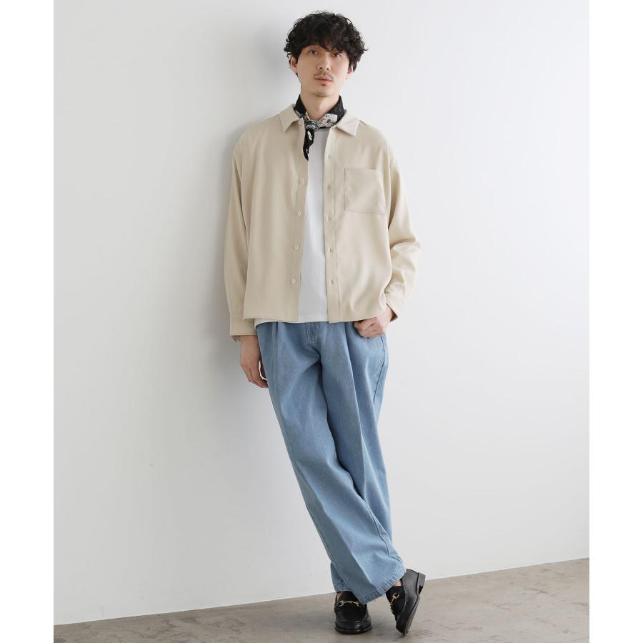 シャツ メンズ カジュアルシャツ 長袖 レギュラーカラー : SPUTNICKS